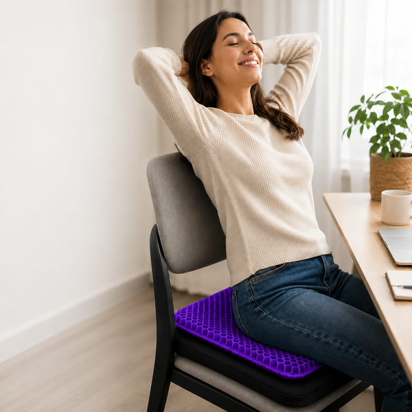 HoneyEase™ | Orthopädisches Honeycomb-Gel-Sitzkissen für maximalen Sitzkomfort