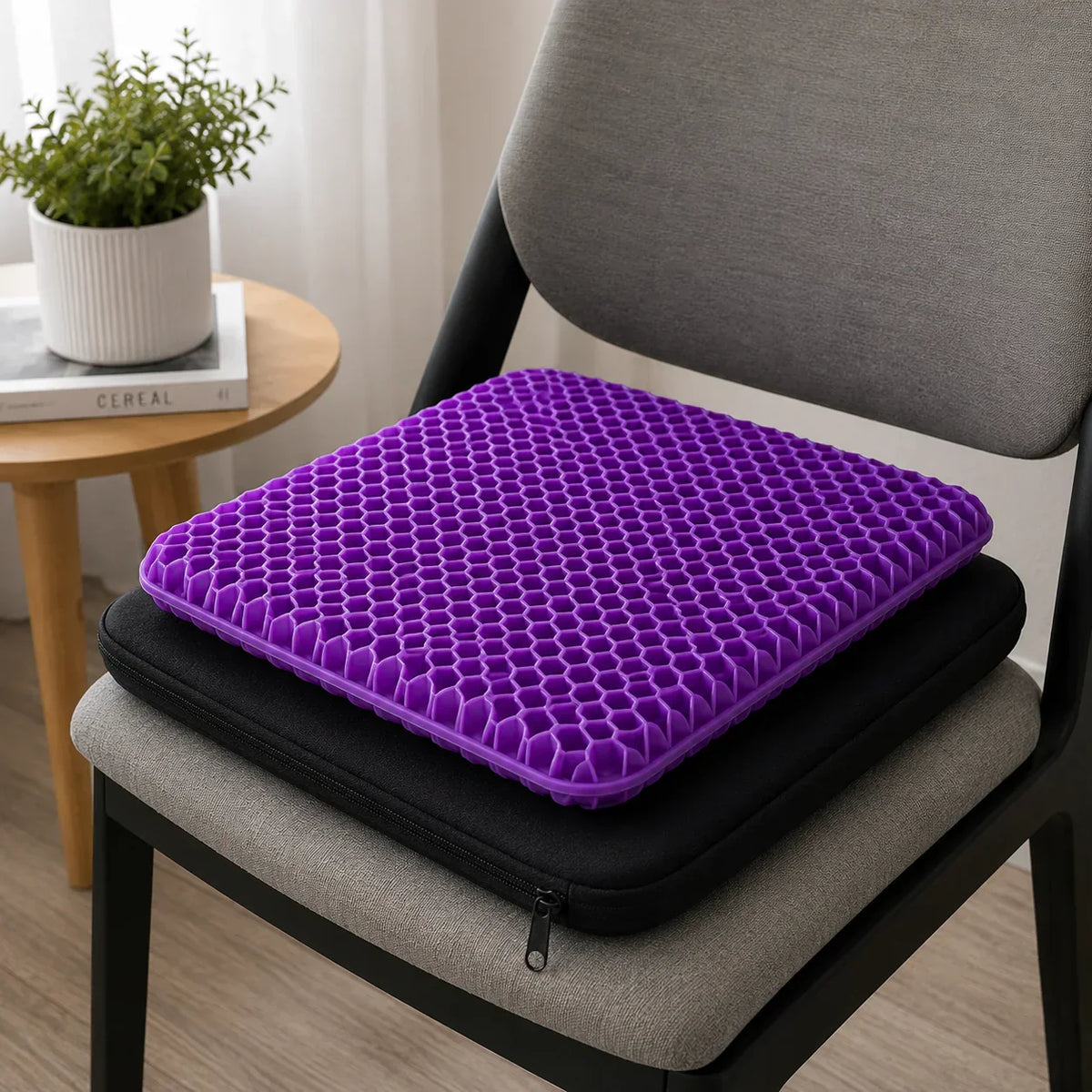 HoneyEase™ | Orthopädisches Honeycomb-Gel-Sitzkissen für maximalen Sitzkomfort