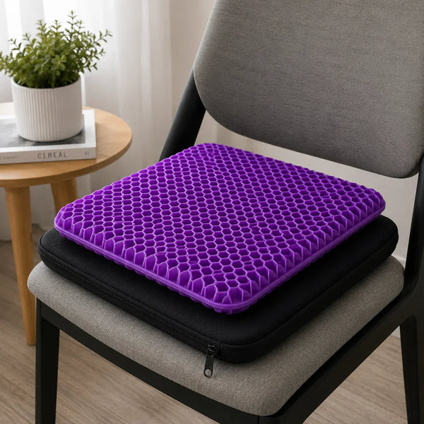 HoneyEase™ | Orthopädisches Honeycomb-Gel-Sitzkissen für maximalen Sitzkomfort