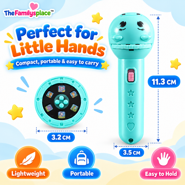 StoryLumo™ Kinder-Taschenlampen-Projektor | Fantasievolle Gute-Nacht-Geschichten