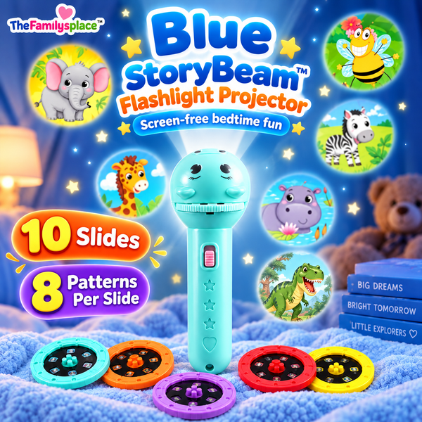 StoryLumo™ Kinder-Taschenlampen-Projektor | Fantasievolle Gute-Nacht-Geschichten