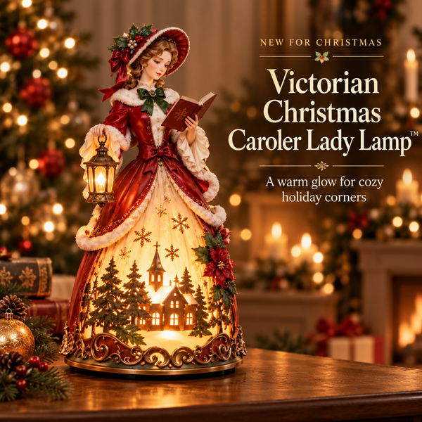 CarolaBelle™ Viktorianische Weihnachtsleuchte | Nostalgischer Festtagszauber