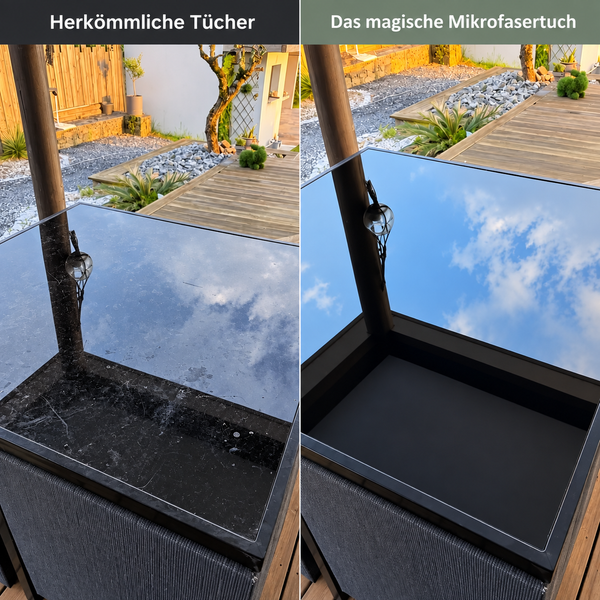 Cleariva™ Magische Mikrofasertücher | Streifenfreie Reinigung mit Wasser