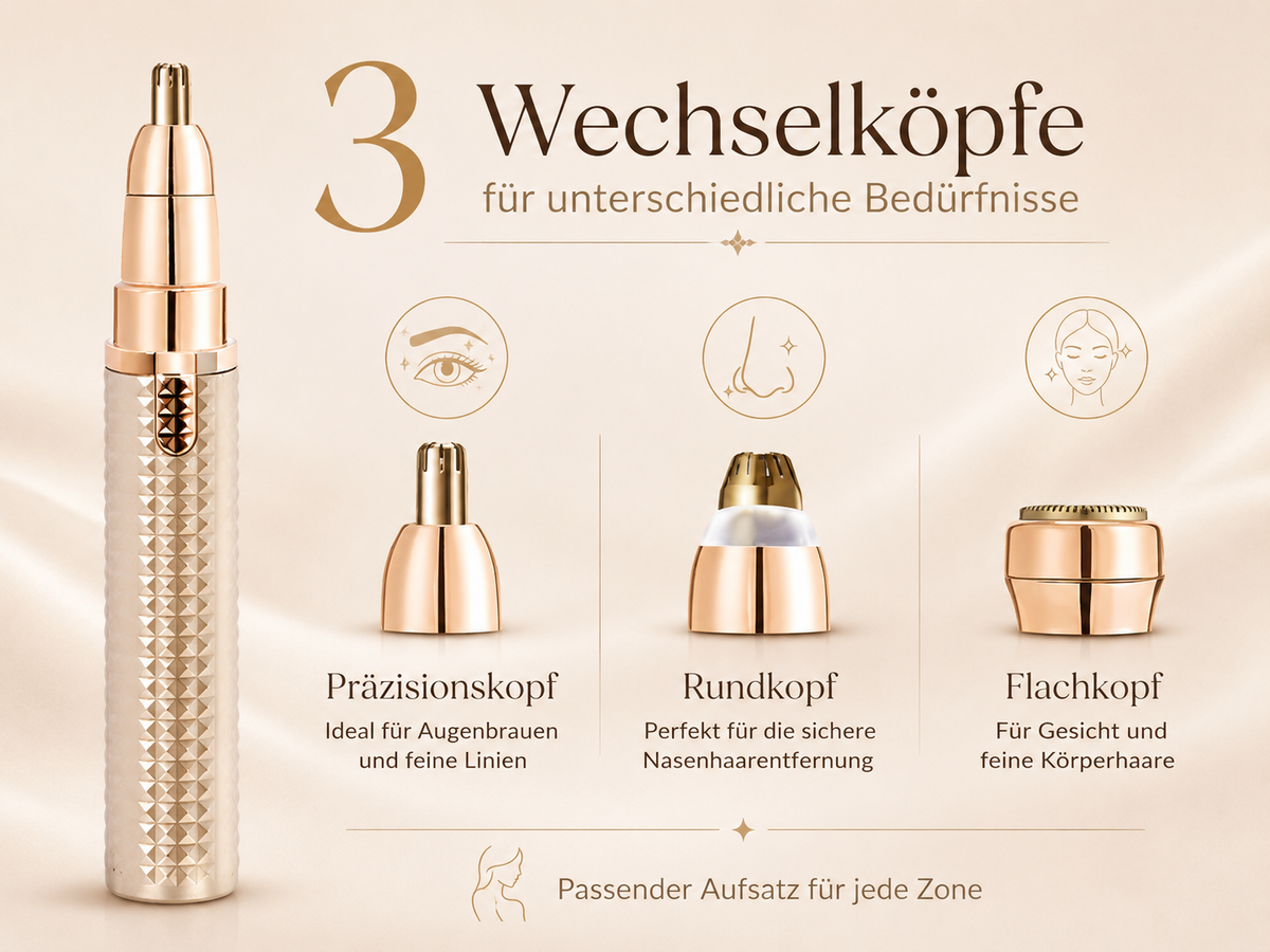 Tragbarer, multifunktionaler elektrischer Augenbrauenschneider