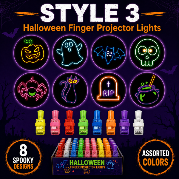 SpookyBeam™ Halloween-Fingerprojektor | Mini-Projektionen für schaurigen Partyspaß
