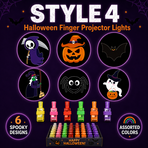 SpookyBeam™ Halloween-Fingerprojektor | Mini-Projektionen für schaurigen Partyspaß