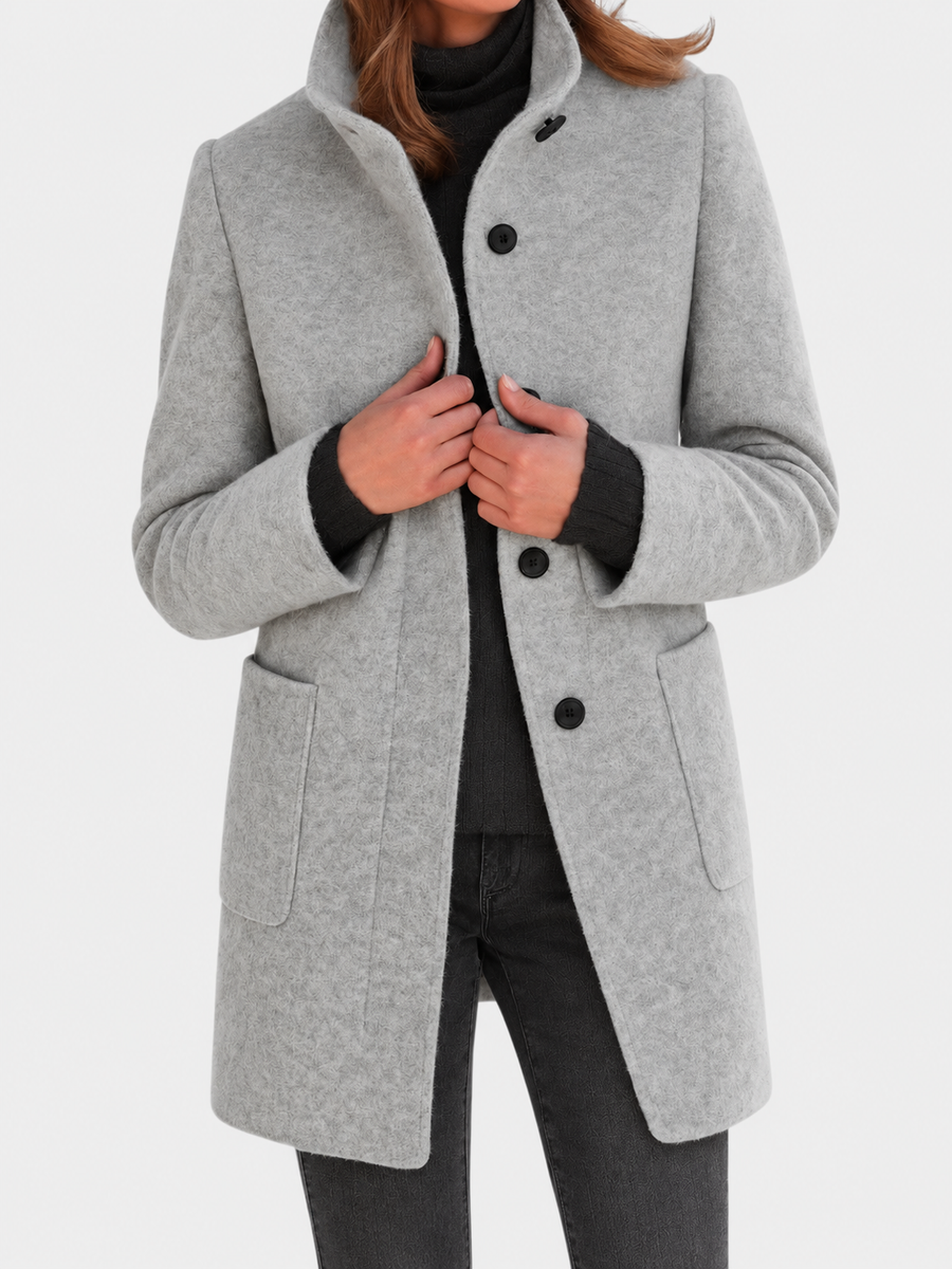 Élanora™ Midi-Mantel für Damen | Eleganter Look & vielseitiger Herbstkomfort