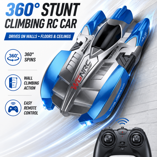 GravityRush™ 360° Stunt RC-Auto – Wandkletterndes Ferngesteuertes Stuntauto | Actionreicher Fahrspaß