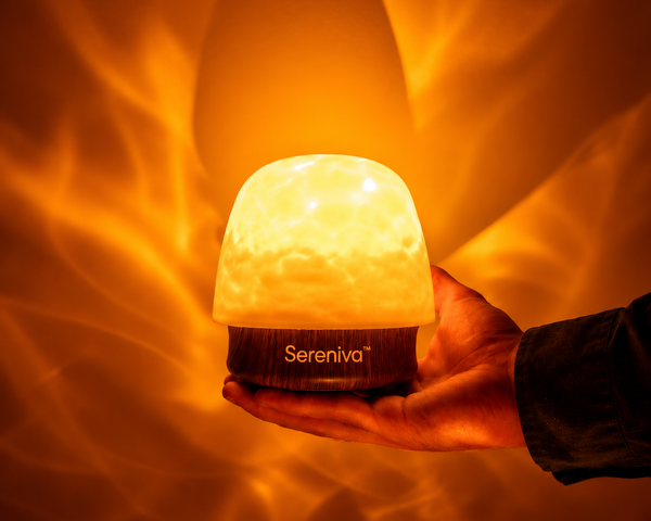Sereniva™ Aurora-Lichtprojektor | Stimmungslicht, Bluetooth & beruhigende Klänge