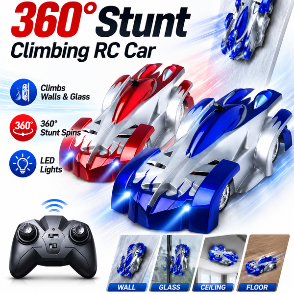 GravityRush™ 360° Stunt RC-Auto – Wandkletterndes Ferngesteuertes Stuntauto | Actionreicher Fahrspaß