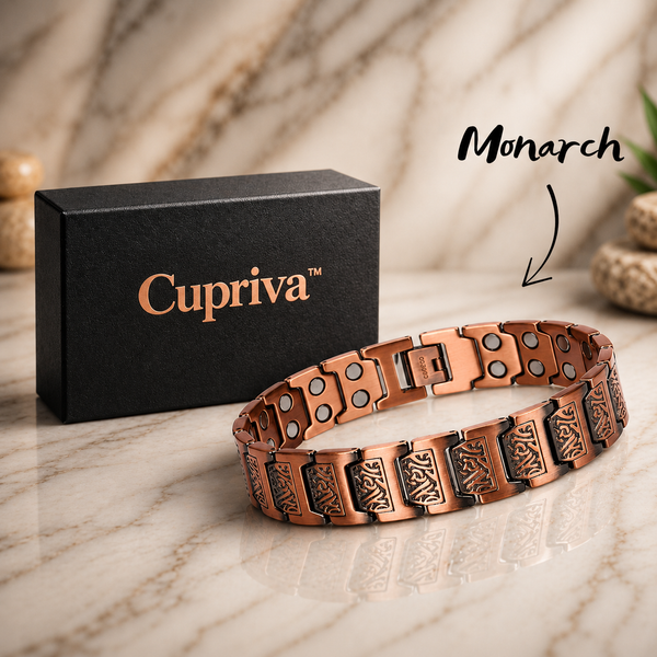 Cupriva™ Kupferarmband – Gelenkbeschwerden lindern, Durchblutung unterstützen & Wohlbefinden steigern