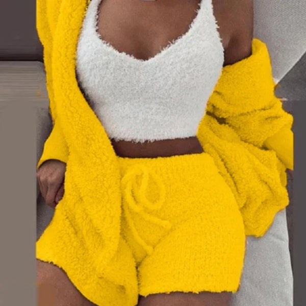 Abigail™ - Kuscheliges Pyjama Strick set