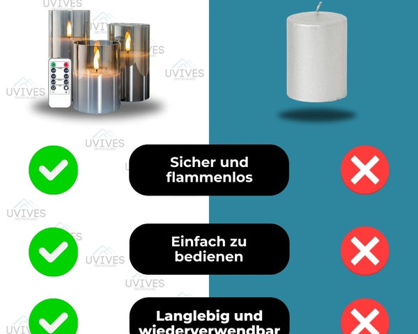 2+1 GRATIS | CandleFlame™ - Flammenlose Led Kerze mit Fernbedienung [Letzter Tag Rabatt]