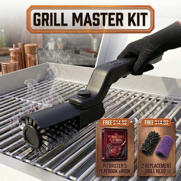 GrillForge™ | Kabellose Elektrische Grillbürste – Mühelose Tiefenreinigung Für Perfekt Saubere Grillroste