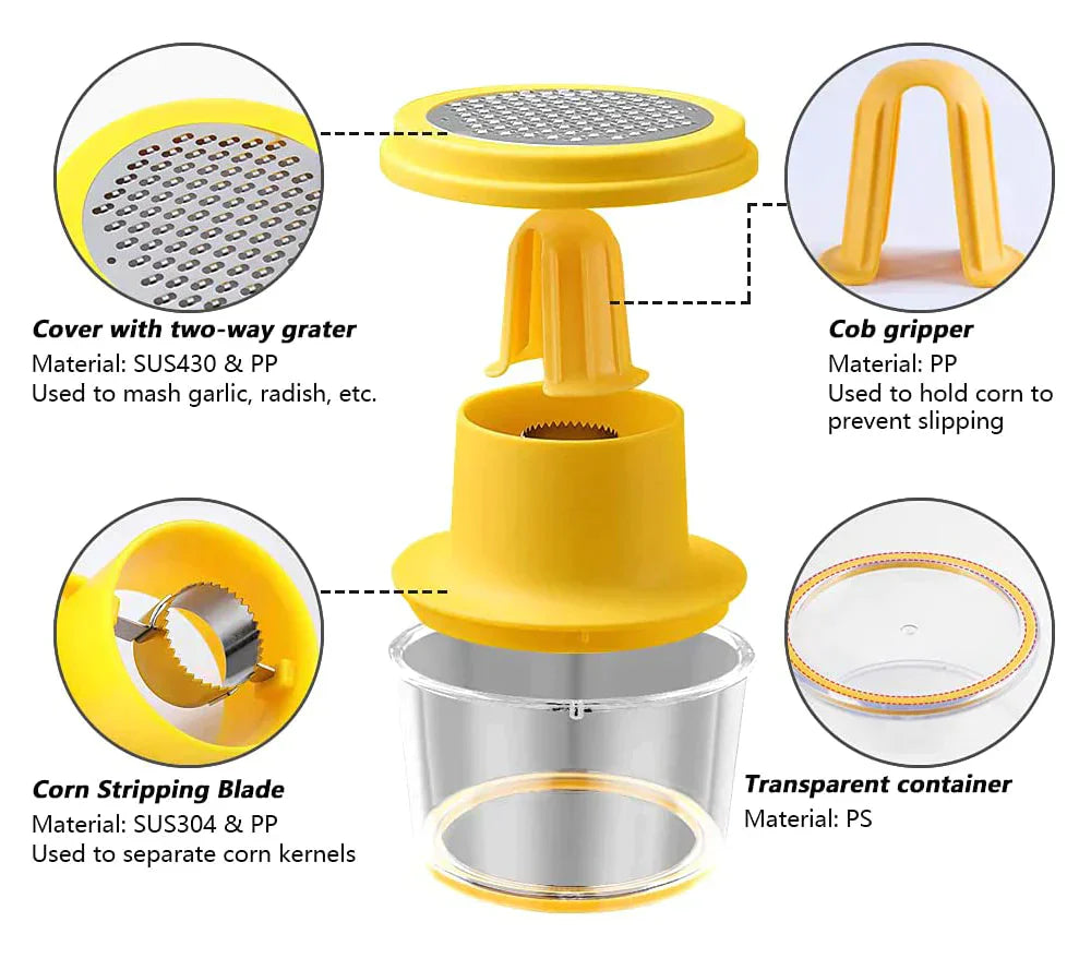 EasyCorn™ - Holen Sie sich mühelos frische Maiskörner mit perfekten Ergebnissen! | 50% Rabatt