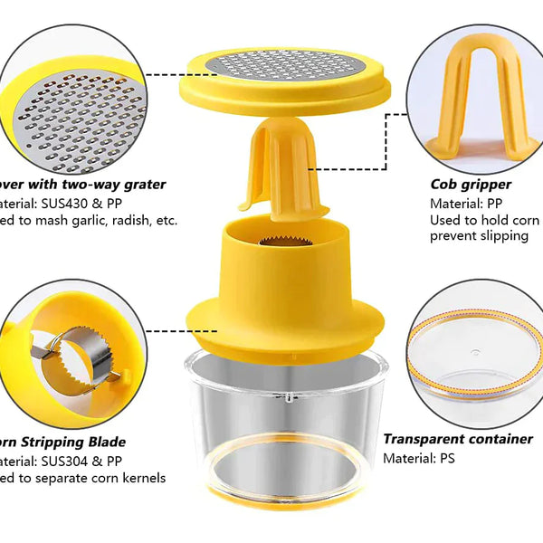 EasyCorn™ - Holen Sie sich mühelos frische Maiskörner mit perfekten Ergebnissen! | 50% Rabatt