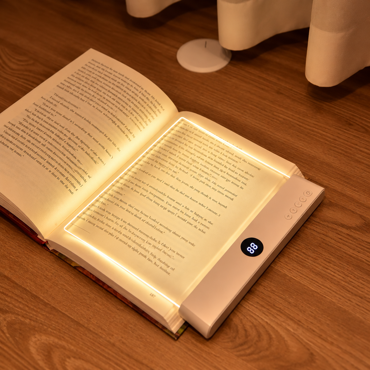 LeseLume™ LED-Lesezeichenlampe | Sanftes Licht für entspannte Lesestunden