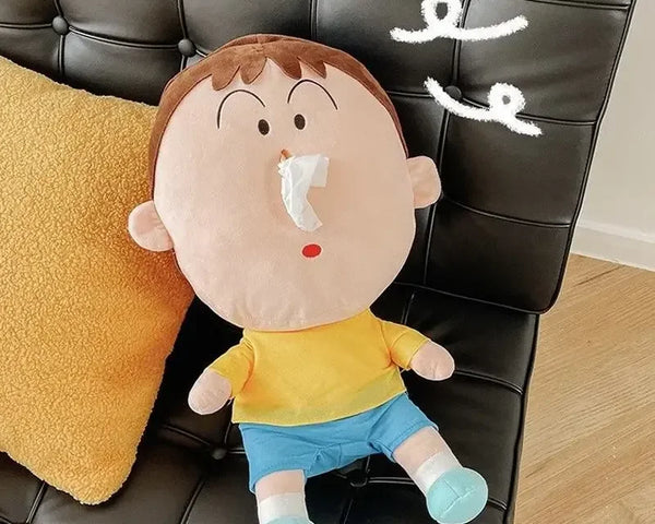 EasyPly™ – Lustiger Cartoon-Plüsch Taschentuchhalter | Weiche & Niedliche Aufbewahrung