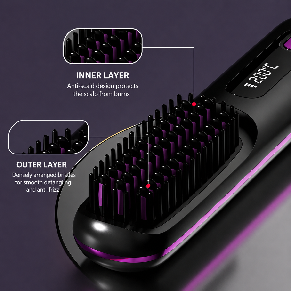 SleekGo™ Kabelloser Mini-Haarglätter – Glatte, frizzfreie Haare überall unterwegs