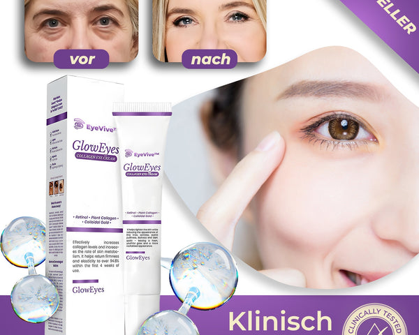 EyeVive™ - Creme | Reduzieren Sie Tränensäcke und hängende Augenlider in 9 Tagen um 91%!