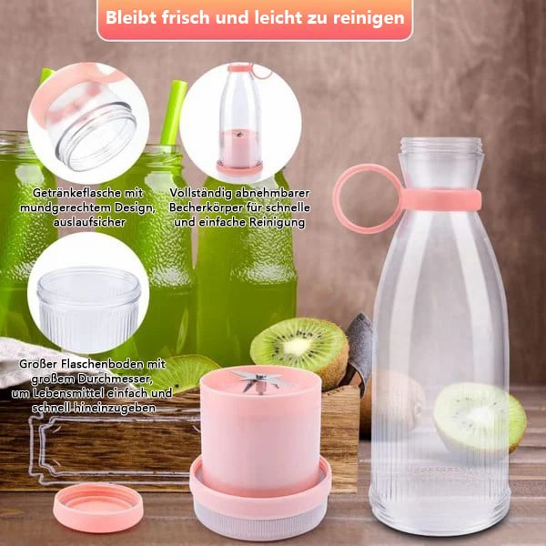 🔈🍹Bestseller Tragbarer Entsafter | Frischer Saft überall und jederzeit