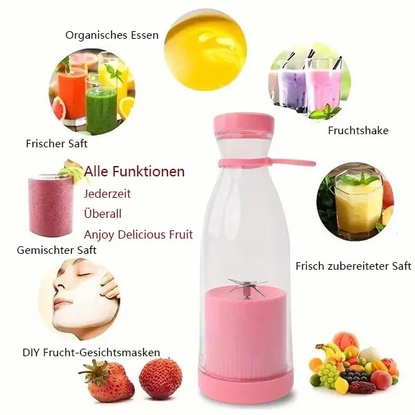 🔈🍹Bestseller Tragbarer Entsafter | Frischer Saft überall und jederzeit