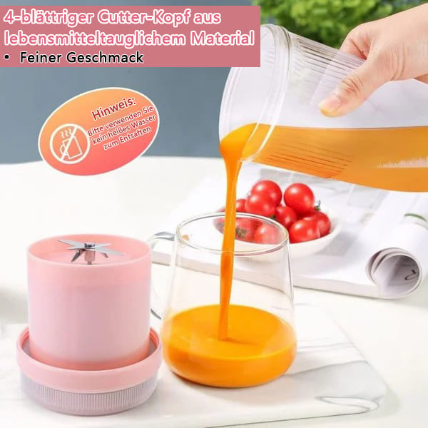 🔈🍹Bestseller Tragbarer Entsafter | Frischer Saft überall und jederzeit