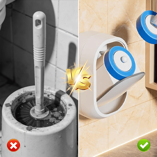 FreshClean™ Hygienische WC-Reinigungsbürste | Einweg-Reinigungsköpfe für Maximale Sauberkeit