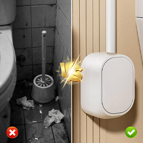 FreshClean™ Hygienische WC-Reinigungsbürste | Einweg-Reinigungsköpfe für Maximale Sauberkeit