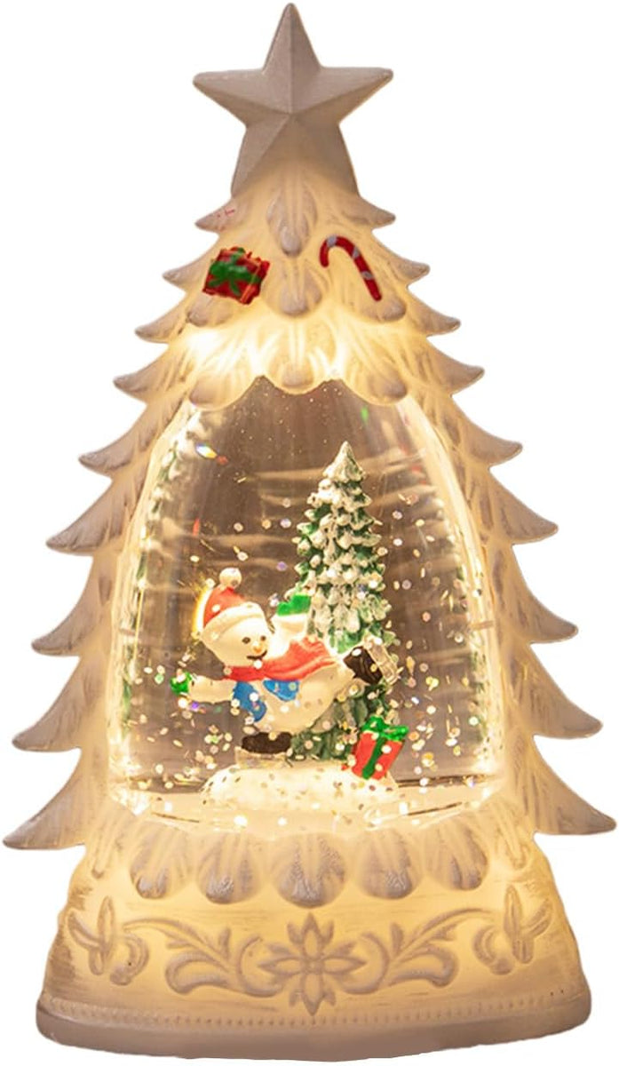 WinterGlow™ Weihnachtsbaum-Schneekugellampe | Festlicher Lichterzauber & gemütliche Weihnachtsstimmung