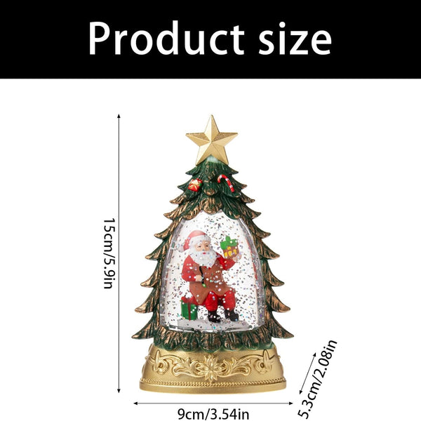 WinterGlow™ Weihnachtsbaum-Schneekugellampe | Festlicher Lichterzauber & gemütliche Weihnachtsstimmung
