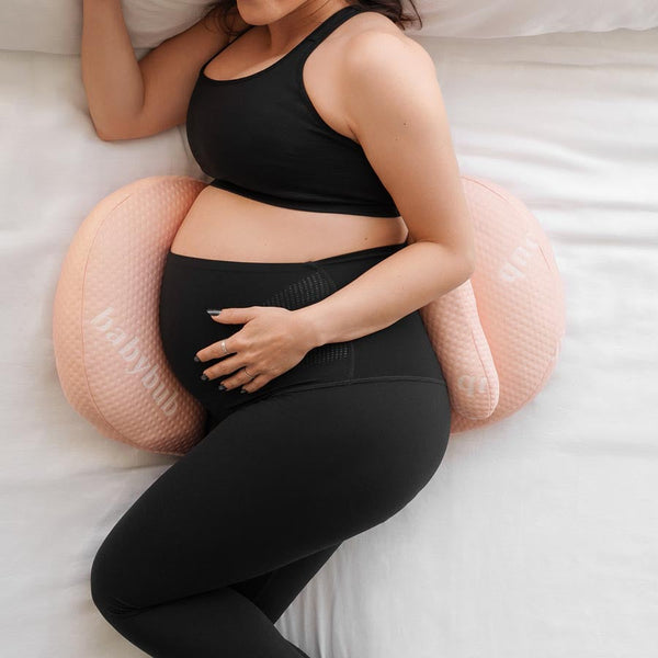 MumLuxe™ Schwangerschaftskissen – Unterstützung für Rücken, Hüfte & Bauch für erholsamen Schlaf