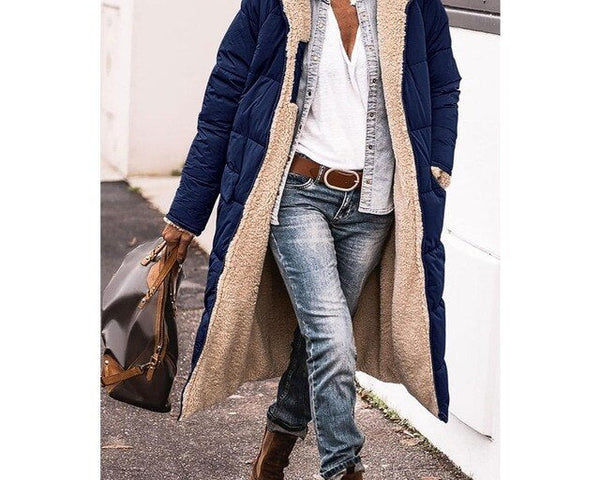 Elyze™ Hazel Fleece & Casual Mantel mit Kapuze