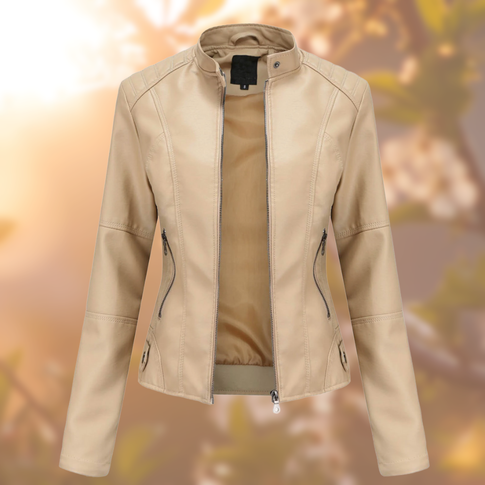 Sarah™ Die modische und einmalige Lederjacke