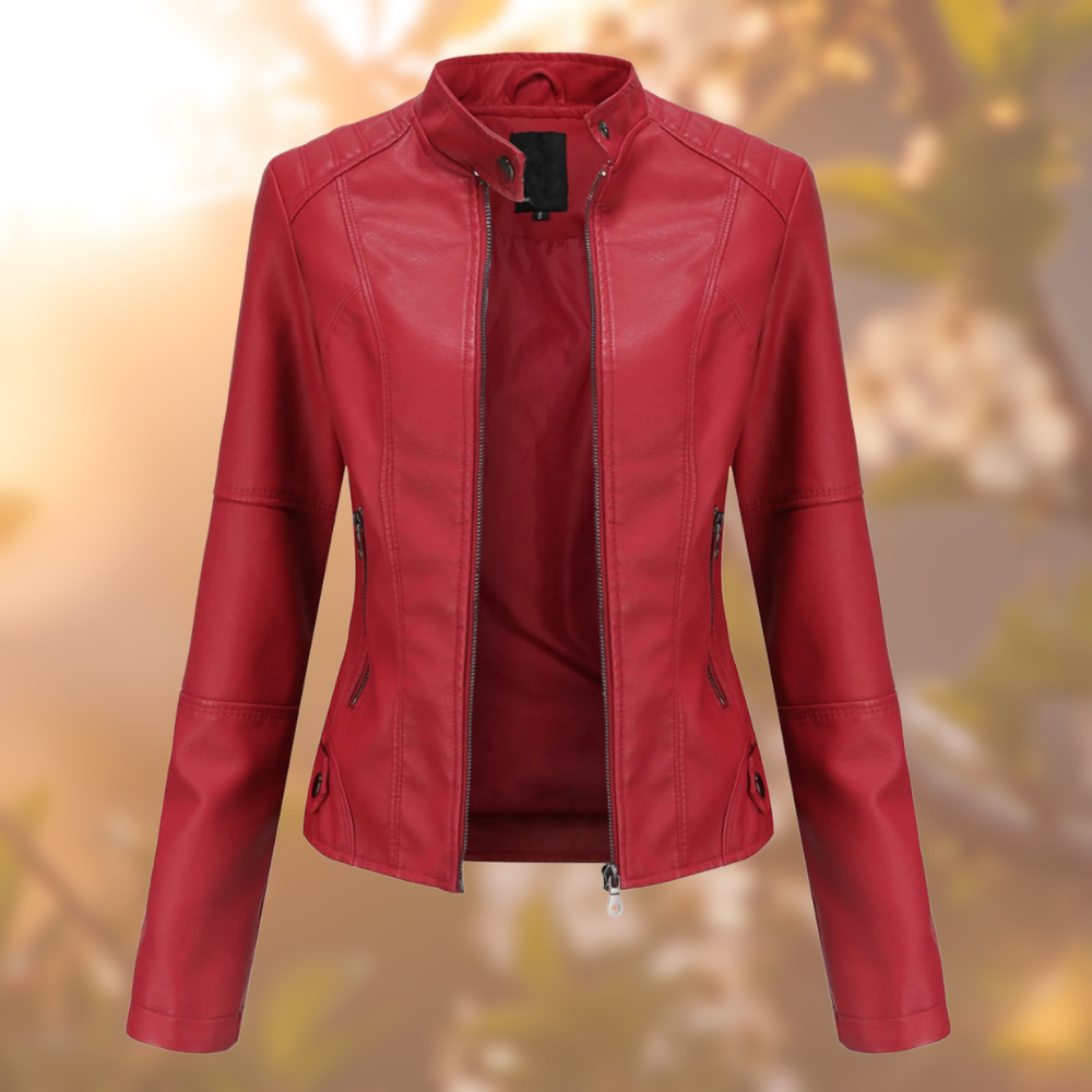 Sarah™ Die modische und einmalige Lederjacke