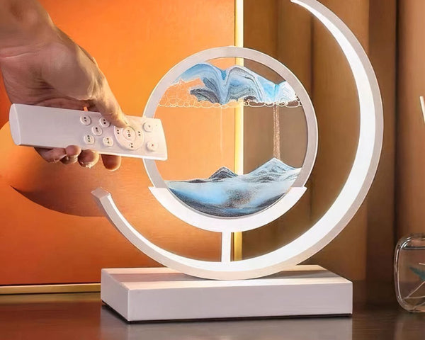EasySand Tischlampe® – Stilvolle Sandkunst für eine beruhigende Atmosphäre