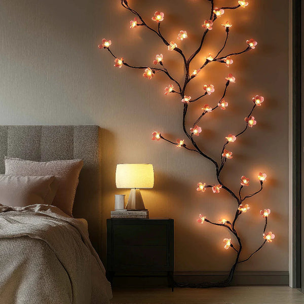 PetalGlow™ | LED-Kirschblüten-Lichterkette – Romantische Beleuchtung für Zuhause & Garten