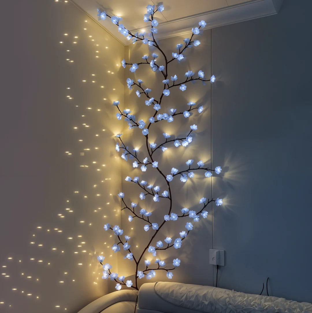 PetalGlow™ | LED-Kirschblüten-Lichterkette – Romantische Beleuchtung für Zuhause & Garten