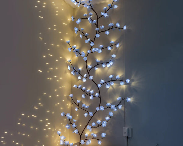 PetalGlow™ | LED-Kirschblüten-Lichterkette – Romantische Beleuchtung für Zuhause & Garten