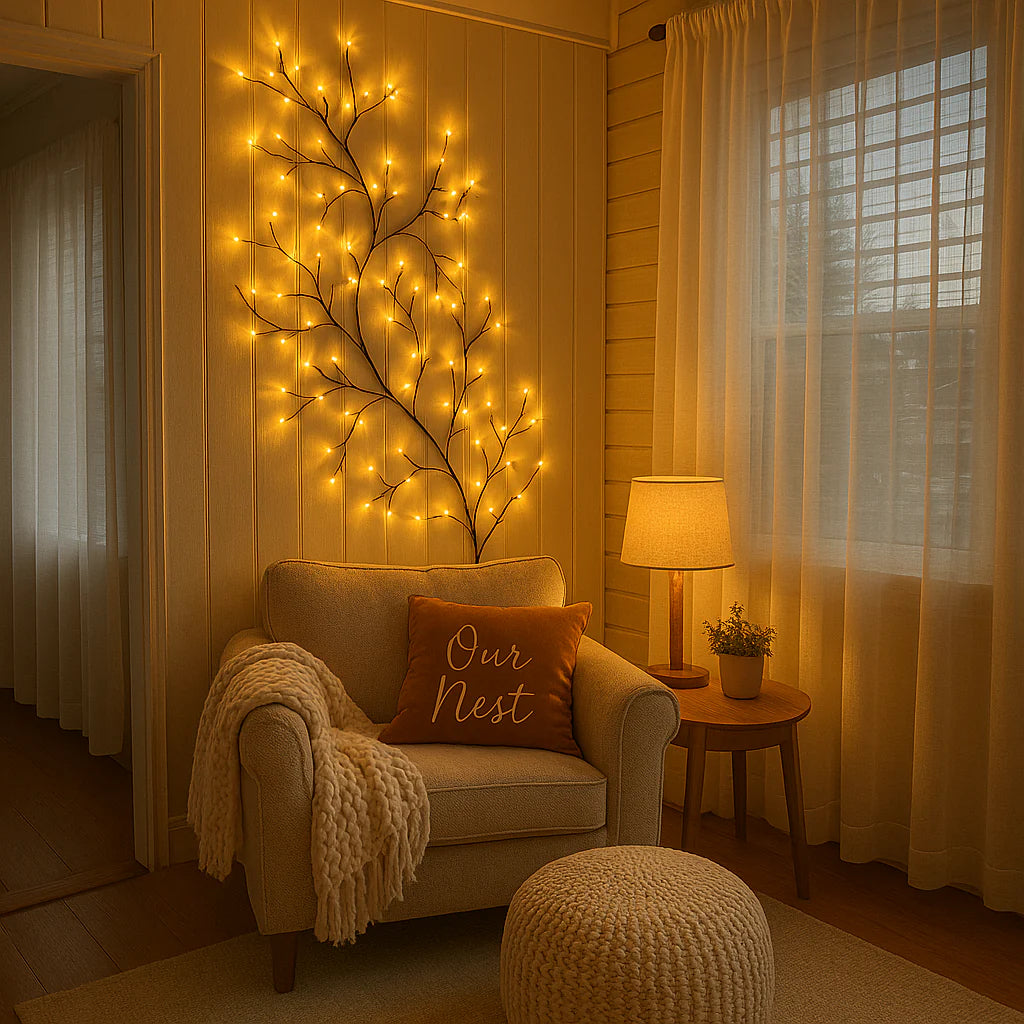 PetalGlow™ | LED-Kirschblüten-Lichterkette – Romantische Beleuchtung für Zuhause & Garten
