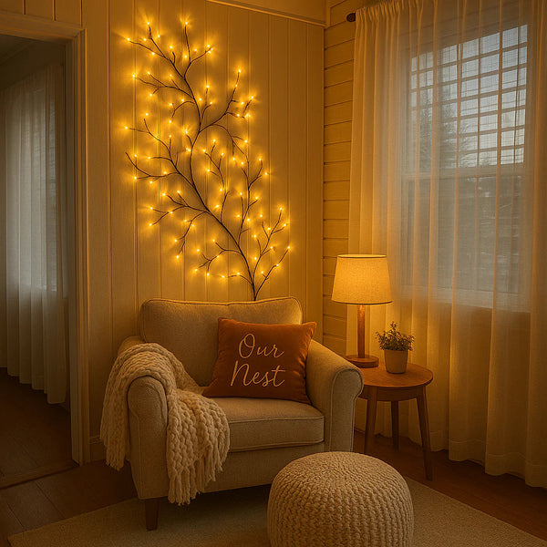 PetalGlow™ | LED-Kirschblüten-Lichterkette – Romantische Beleuchtung für Zuhause & Garten