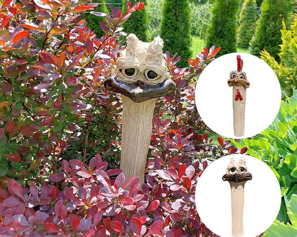 CluckyCharm - Die witzige Gartendeko mit Charakter!