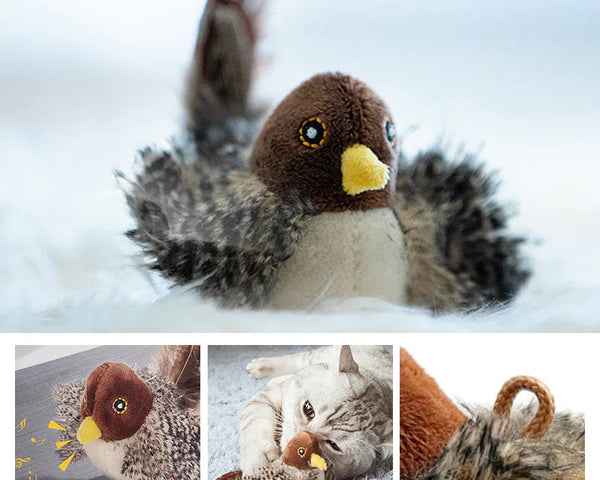 50% RABATT | KittyTweet™ - Simulierter Vogel mit Geräuschen [Letzter Tag Rabatt]