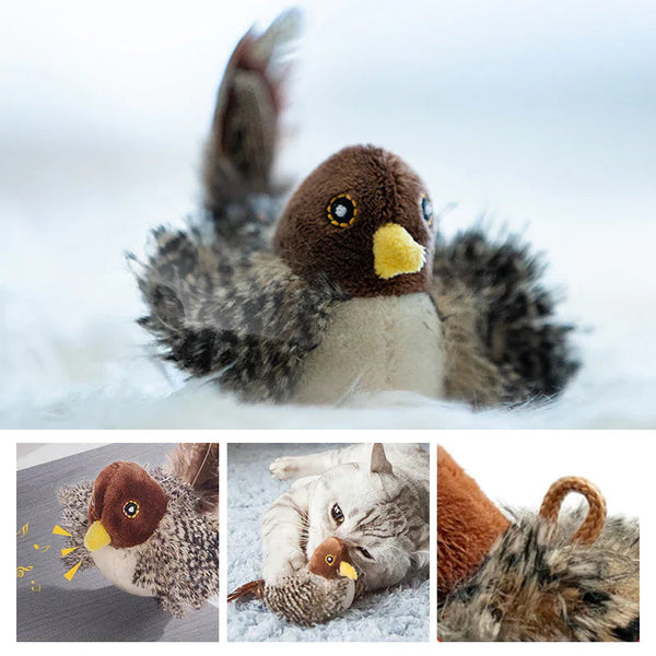50% RABATT | KittyTweet™ - Simulierter Vogel mit Geräuschen [Letzter Tag Rabatt]