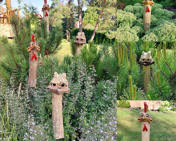 CluckyCharm - Die witzige Gartendeko mit Charakter!