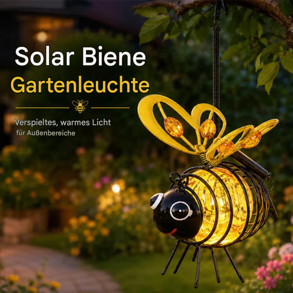 LumiBee™ Solar-Gartenleuchte | Warmes Licht & charmante Abendstimmung