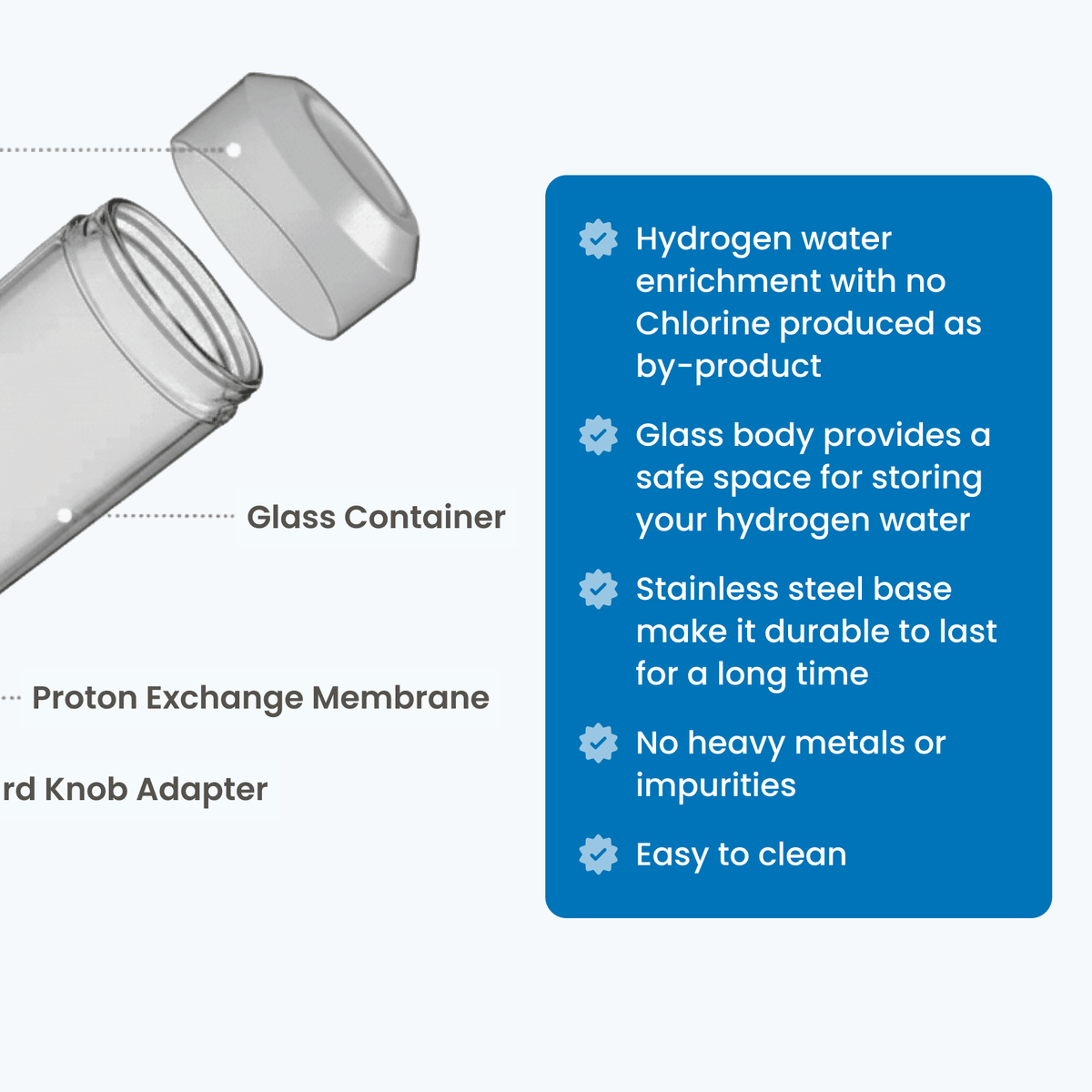 HydraVive™ Wasserstoff-Wasserflasche – Für Frischere Hydration & Mehr Wohlbefinden
