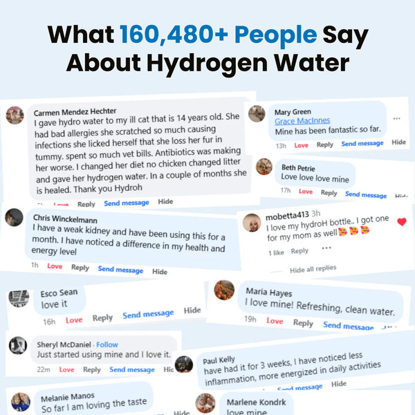 HydraVive™ Wasserstoff-Wasserflasche – Für Frischere Hydration & Mehr Wohlbefinden