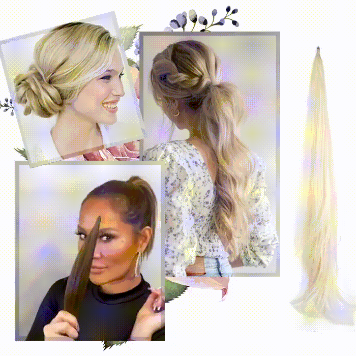 FülleZopf™ Verdopple deinen Look mit dieser doppelten Stil-Pferdeschwanzlösung für volles Haar.