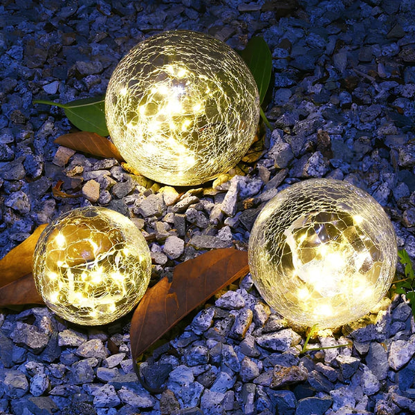 LumiSphere™ Solar-Gartenkugel | Warmes Licht & Magische Gartenatmosphäre